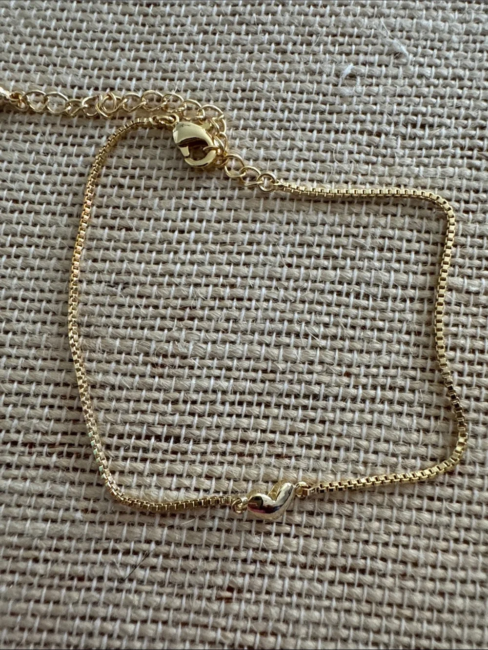 bloom Dainty Feminine Gold Heart Link Bracelet Women’s Trendy Fashion Jewelry